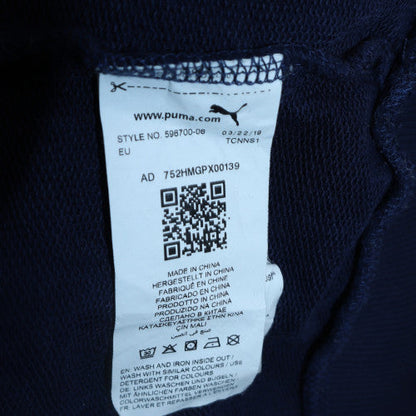 Mens UK Size M Puma Blue Pullover Hoodie