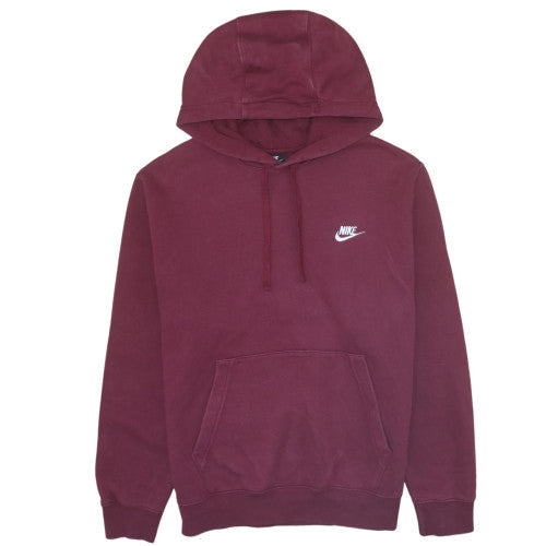 Mens UK Size M Nike Red Pullover Hoodie