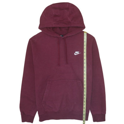 Mens UK Size M Nike Red Pullover Hoodie