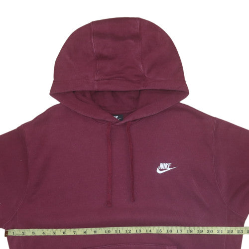 Mens UK Size M Nike Red Pullover Hoodie