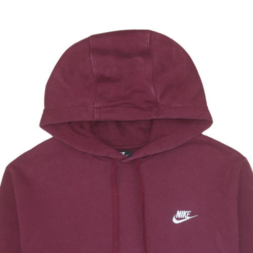 Mens UK Size M Nike Red Pullover Hoodie