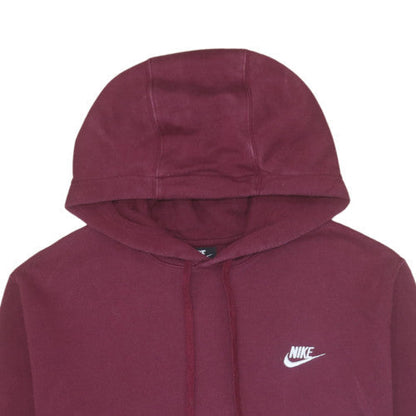 Mens UK Size M Nike Red Pullover Hoodie