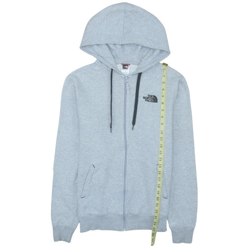 Mens UK Size S The North Face Grey Full Zip Hoodie