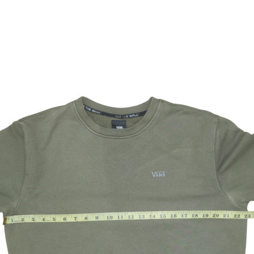 Mens UK Size L Vans Green Pullover Sweatshirt