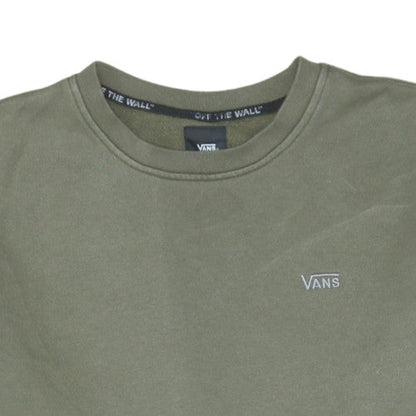 Mens UK Size L Vans Green Pullover Sweatshirt