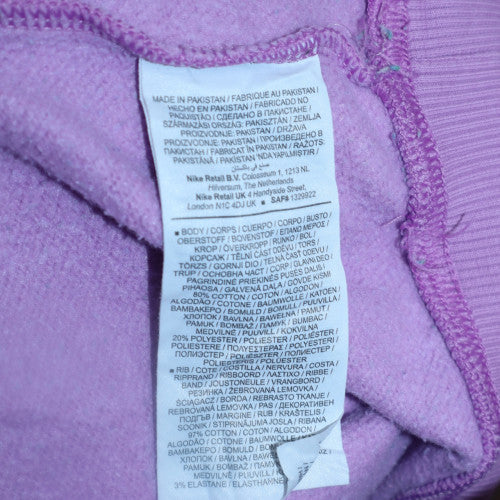 Womens UK Size L Nike Purple Pullover Sweatshirt