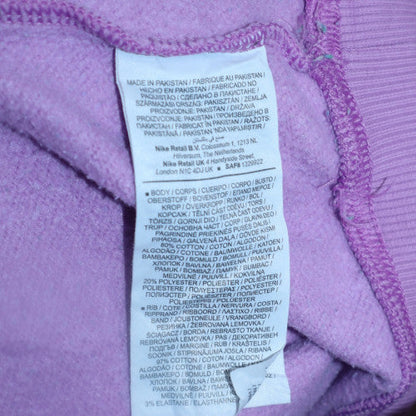 Womens UK Size L Nike Purple Pullover Sweatshirt
