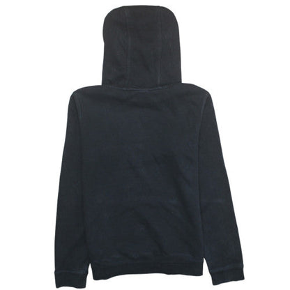 Nike Boys Black XL Pullover Hoodie with Logo Print