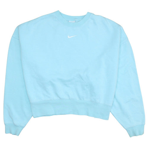 Womens UK Size M Nike Blue Pullover Sweatshirt