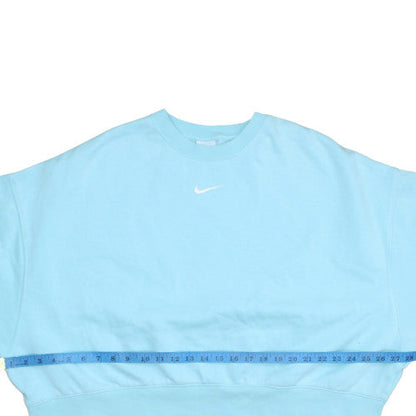 Womens UK Size M Nike Blue Pullover Sweatshirt
