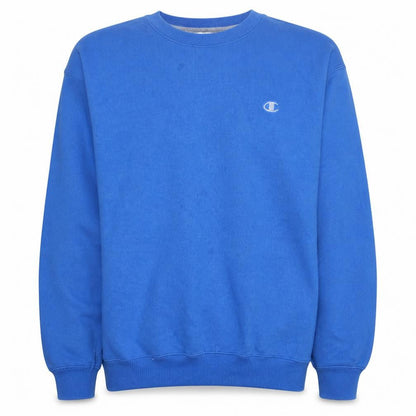 Mens UK Size L Champion Blue Pullover Sweatshirt