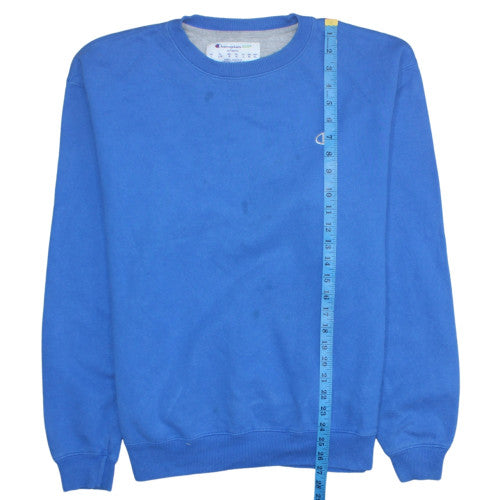 Mens UK Size L Champion Blue Pullover Sweatshirt