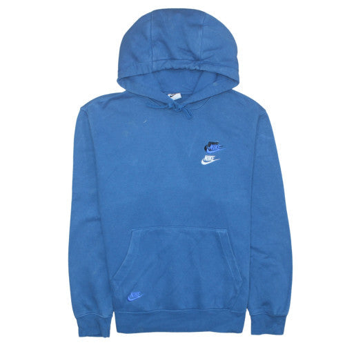 Mens UK Size M Nike Blue Pullover Hoodie