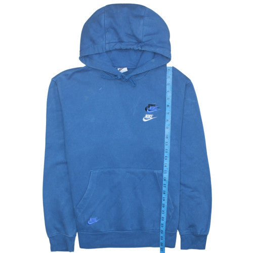 Mens UK Size M Nike Blue Pullover Hoodie