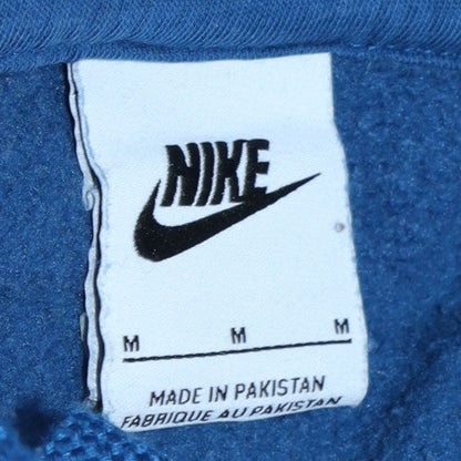 Mens UK Size M Nike Blue Pullover Hoodie