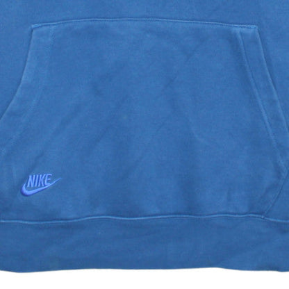 Mens UK Size M Nike Blue Pullover Hoodie