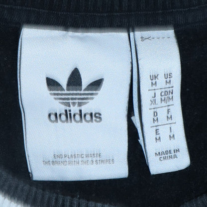 Mens UK Size M Adidas Black Pullover Sweatshirt
