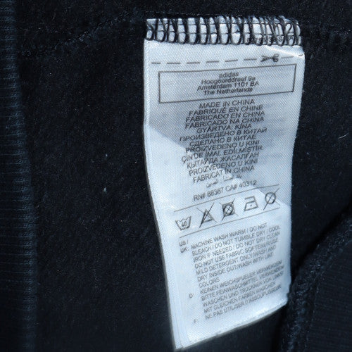 Mens UK Size M Adidas Black Pullover Sweatshirt