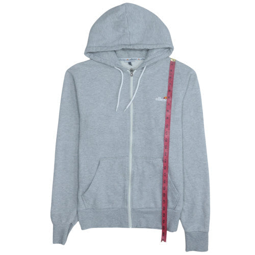 Mens UK Size S Ellesse Grey Full Zip Hoodie