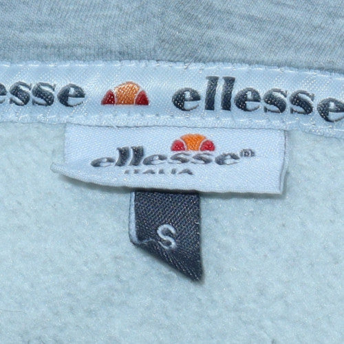 Mens UK Size S Ellesse Grey Full Zip Hoodie