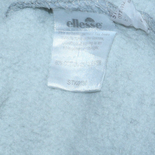 Mens UK Size S Ellesse Grey Full Zip Hoodie
