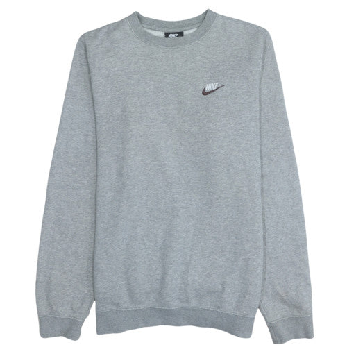 Mens UK Size S Nike Grey Pullover Sweatshirt