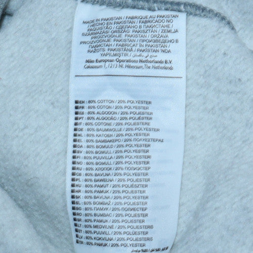 Mens UK Size S Nike Grey Pullover Sweatshirt