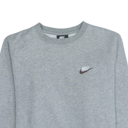Mens UK Size S Nike Grey Pullover Sweatshirt
