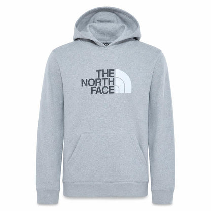 The North Face Boys Grey XL Pullover Hoodie with Logo Print