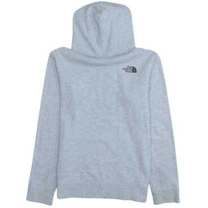 The North Face Boys Grey XL Pullover Hoodie with Logo Print