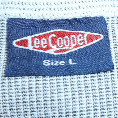 Mens UK Size L Lee Cooper Grey Pullover Sweatshirt