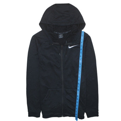 Mens UK Size S Nike Black Full Zip Hoodie