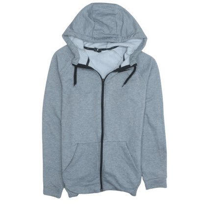 Mens UK Size S Nike Grey Full Zip Hoodie