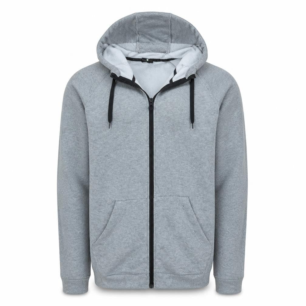 Mens UK Size S Nike Grey Full Zip Hoodie