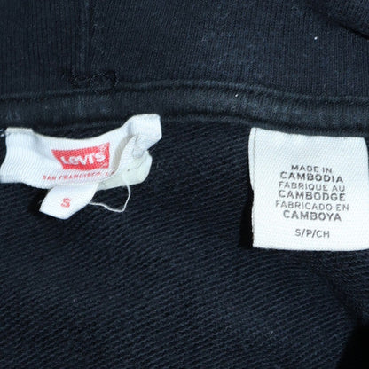 Womens UK Size S Levi's Black Pullover Hoodie