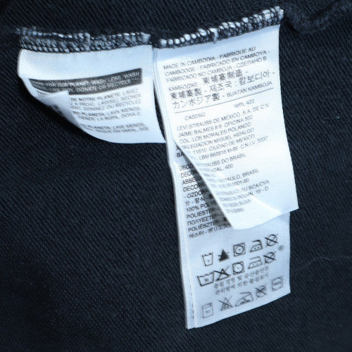 Womens UK Size S Levi's Black Pullover Hoodie