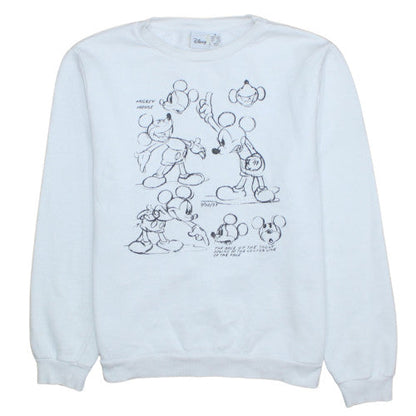 Womens UK Size M Disney White Pullover Sweatshirt