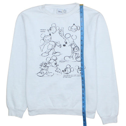 Womens UK Size M Disney White Pullover Sweatshirt