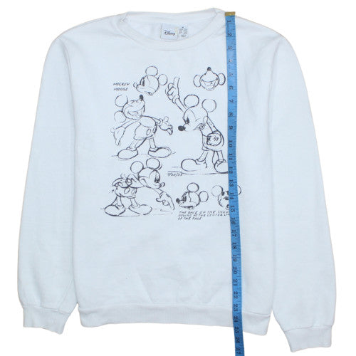 Womens UK Size M Disney White Pullover Sweatshirt