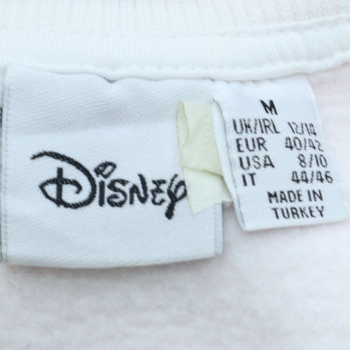 Womens UK Size M Disney White Pullover Sweatshirt