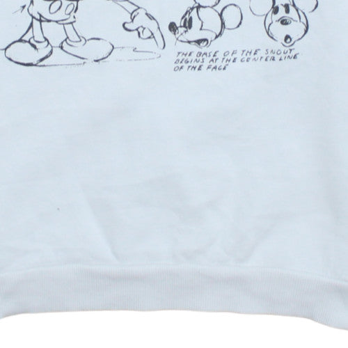Womens UK Size M Disney White Pullover Sweatshirt