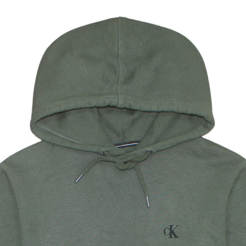 Mens UK Size M Calvin Klein Jeans Green Pullover Hoodie