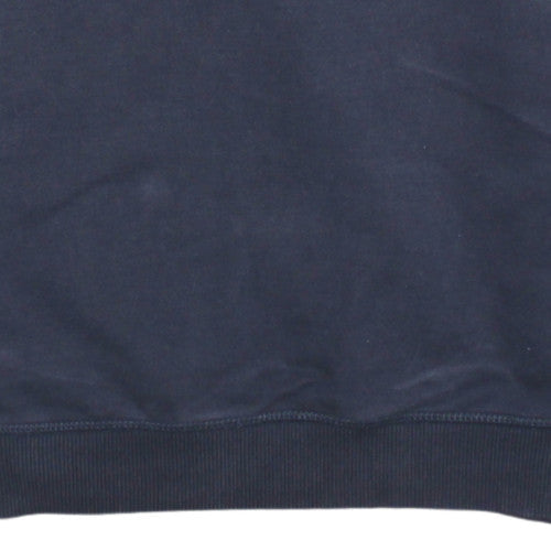 Mens UK Size L Diesel Blue Pullover Sweatshirt