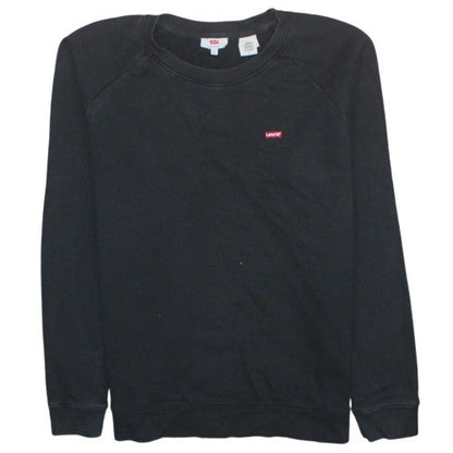 Mens UK Size M Levi's Black Pullover Sweatshirt