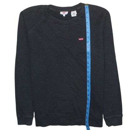 Mens UK Size M Levi's Black Pullover Sweatshirt