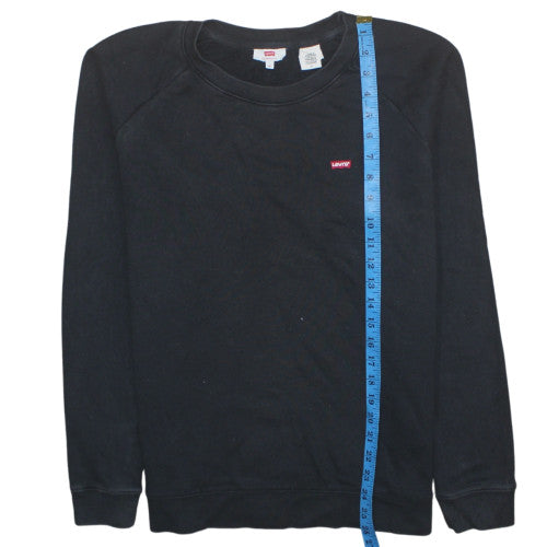 Mens UK Size M Levi's Black Pullover Sweatshirt