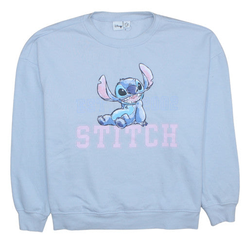 Womens UK Size 2XL Disney Blue Pullover Sweatshirt