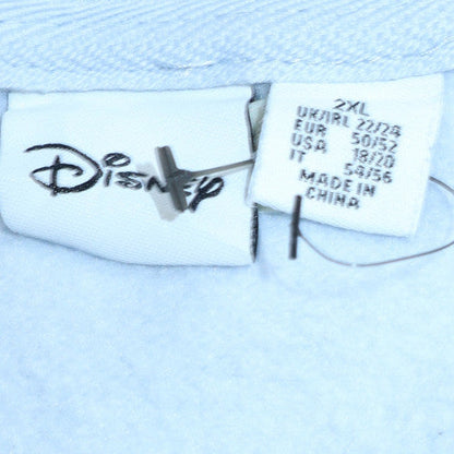 Womens UK Size 2XL Disney Blue Pullover Sweatshirt