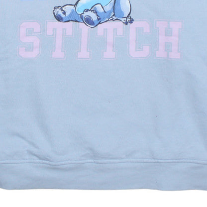 Womens UK Size 2XL Disney Blue Pullover Sweatshirt
