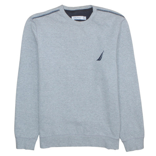 Mens UK Size M Nautica Grey Pullover Sweatshirt